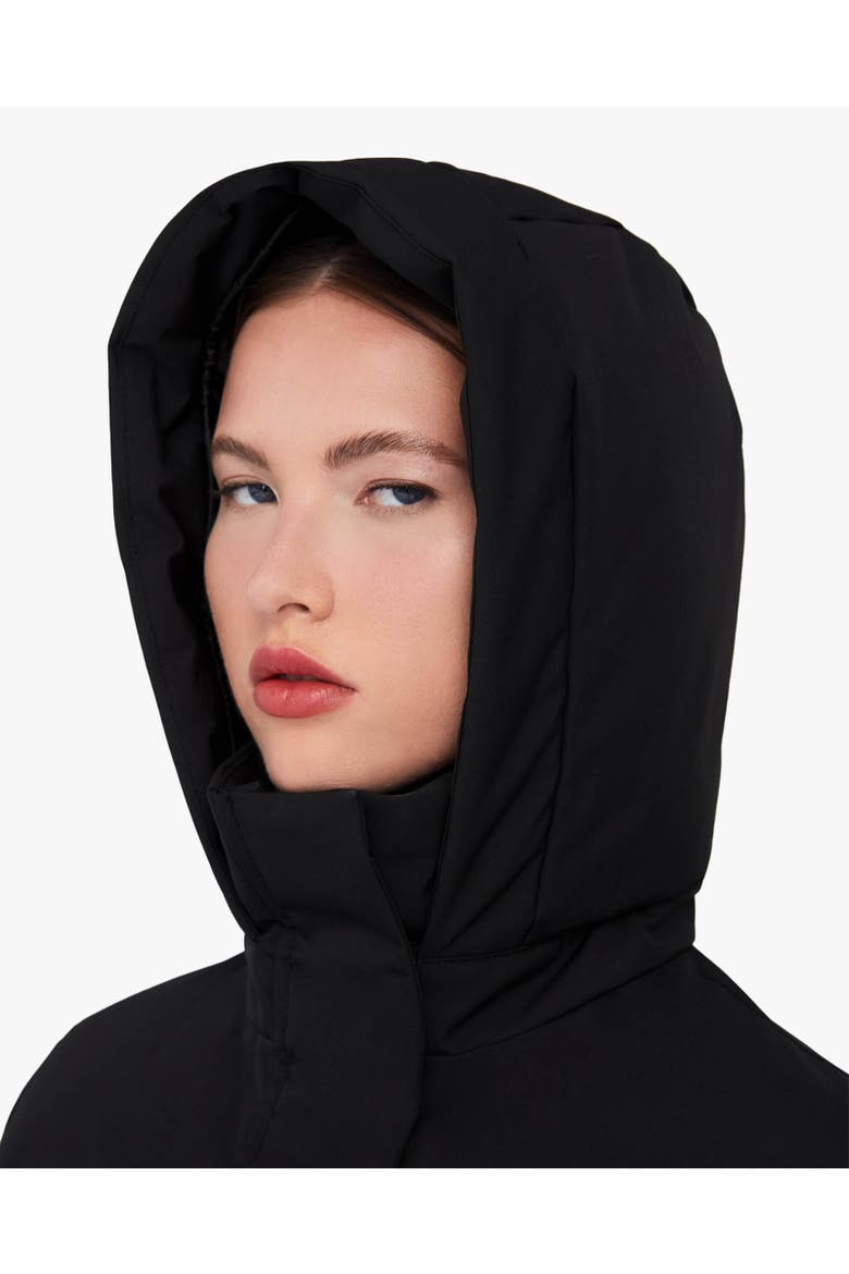 GENIA | Hooded Down Winter Jacket, Alternate, color, Black