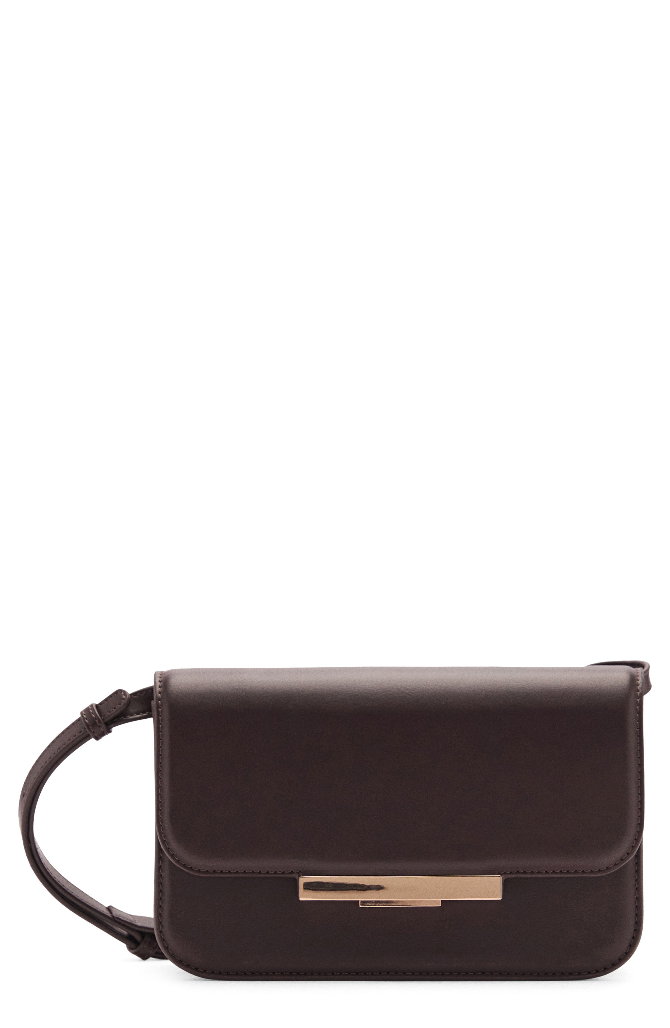 MANGO Flap Crossbody Bag, Main, color, 