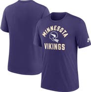 Nike Men's Nike Purple Minnesota Vikings Favorable Timeline Tri-Blend T-Shirt