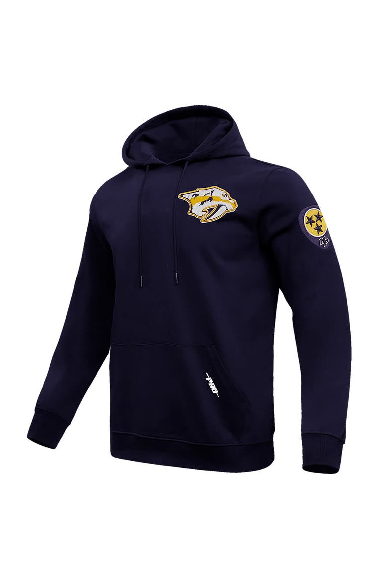 Men's Pro Standard Navy Nashville Predators Classic Pullover Hoodie, Alternate, color, Navy