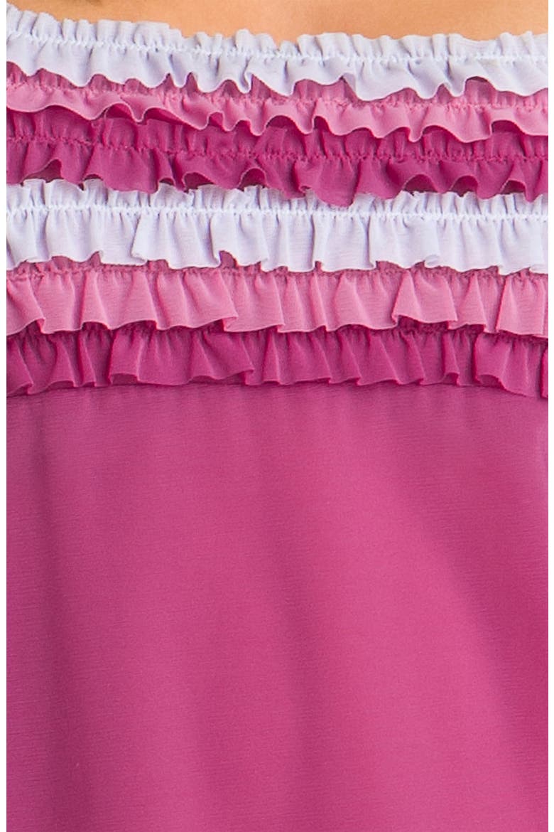 Intimates 'Tutu' Mesh Babydoll Nightie, Alternate, color, JINX MULTI