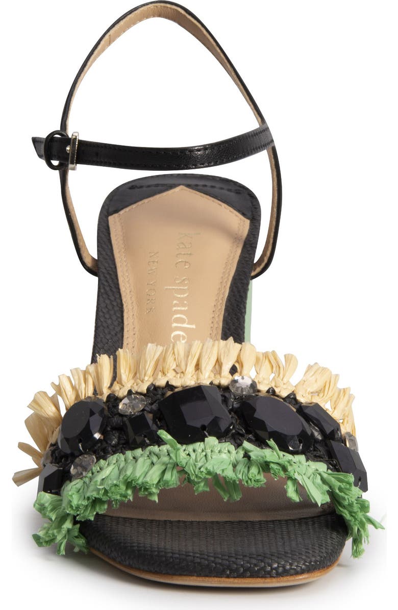 Kate Spade New York bora bora crystal block heel sandal, Alternate, color,