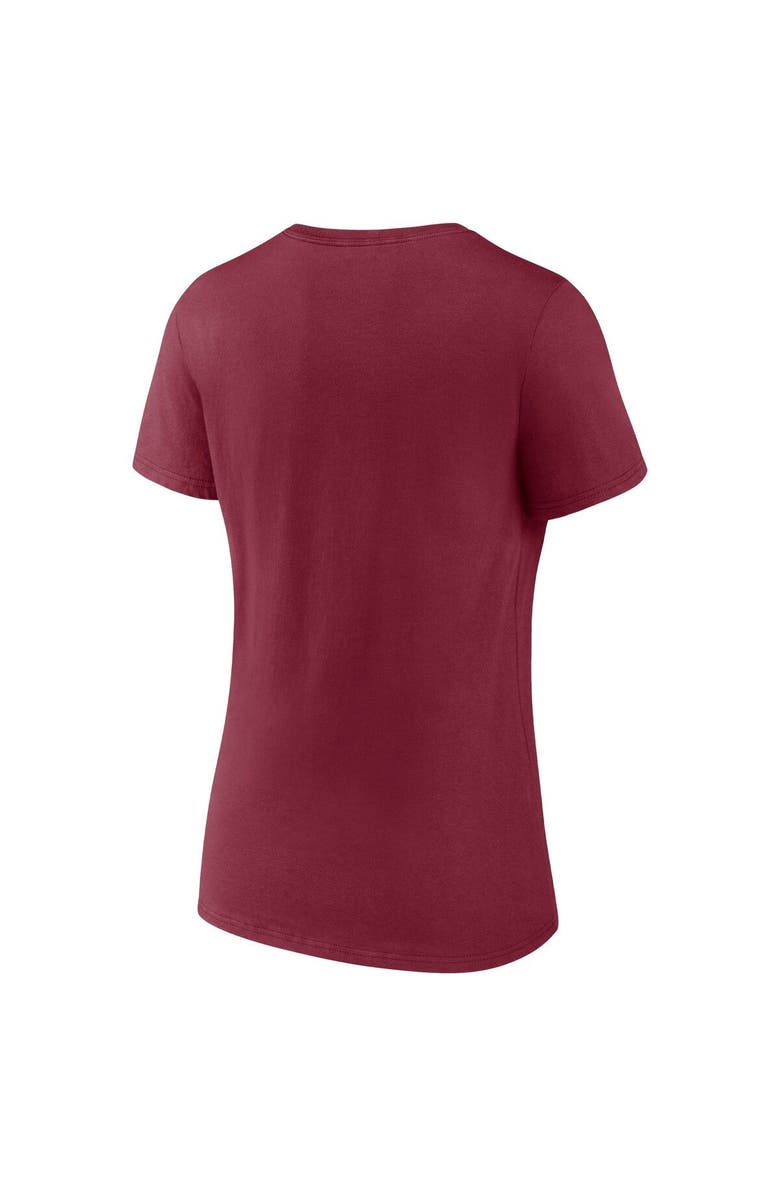 FANATICS Women's Fanatics Branded Burgundy Colorado Avalanche 2022 Stanley Cup Champions Plus Size Hometown V-Neck T-Shirt, Alternate, color, 