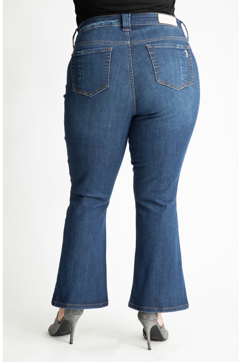 High Waist Ankle Flare Jeans, Alternate, color, LILY