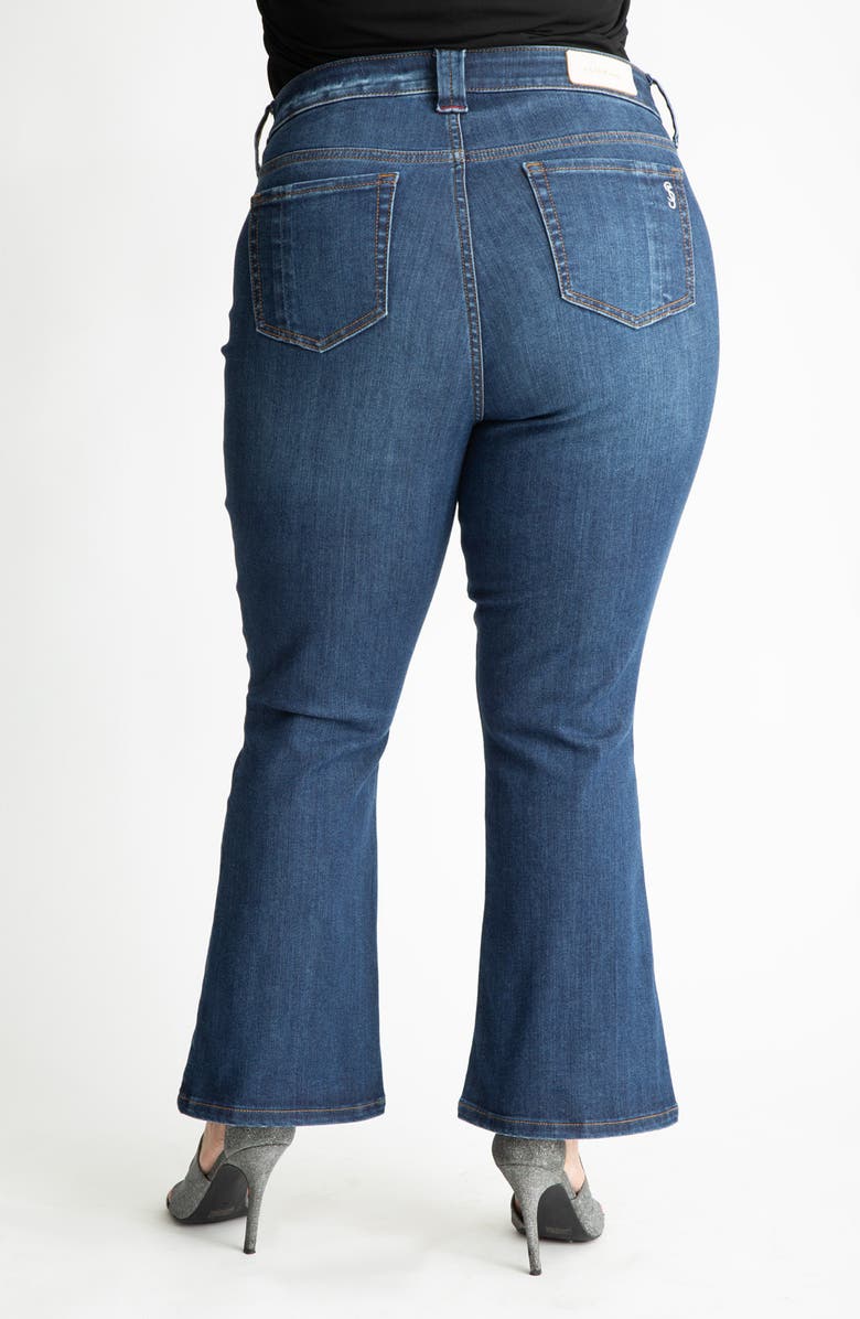 SLINK Jeans High Waist Ankle Flare Jeans, Alternate, color, Lily