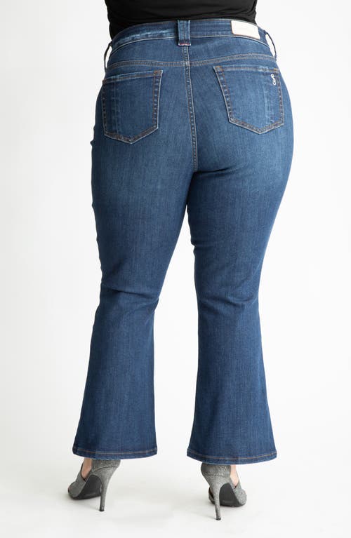 Slink Jeans High Waist Ankle Flare Jeans In Lily