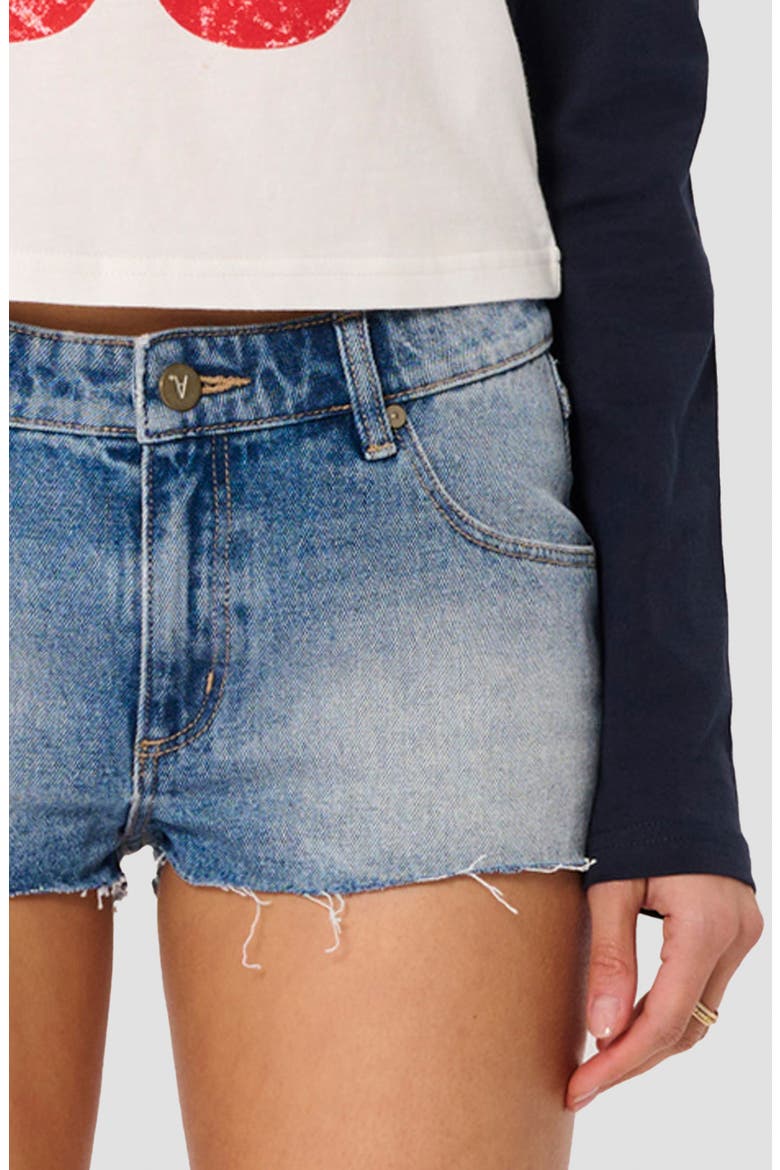 Cutoff Denim Shorts, Alternate, color, TAMARA