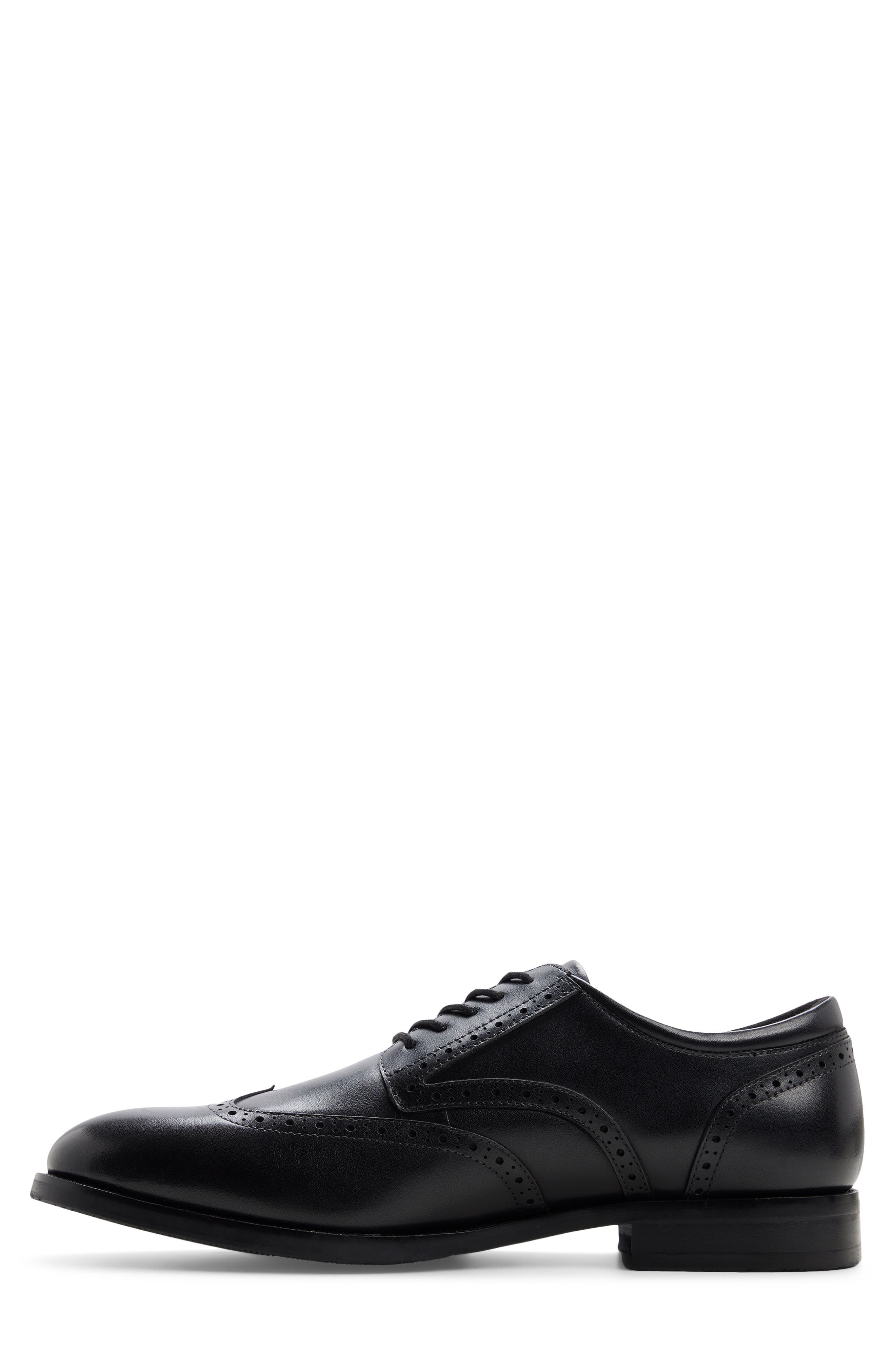 Harington Wingtip Derby, Alternate, color, BLACK