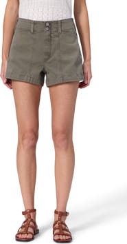 PAIGE Olivia Denim Utility Shorts