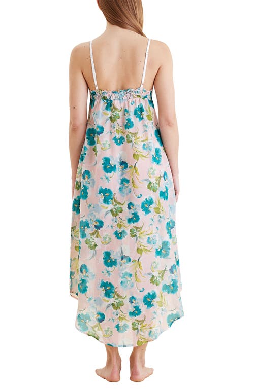PAPINELLE PAPINELLE AUDREY FLORAL LACE TRIM NIGHTGOWN