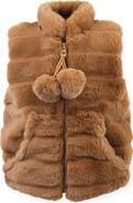 Widgeon Faux Fur Zip Front Vest