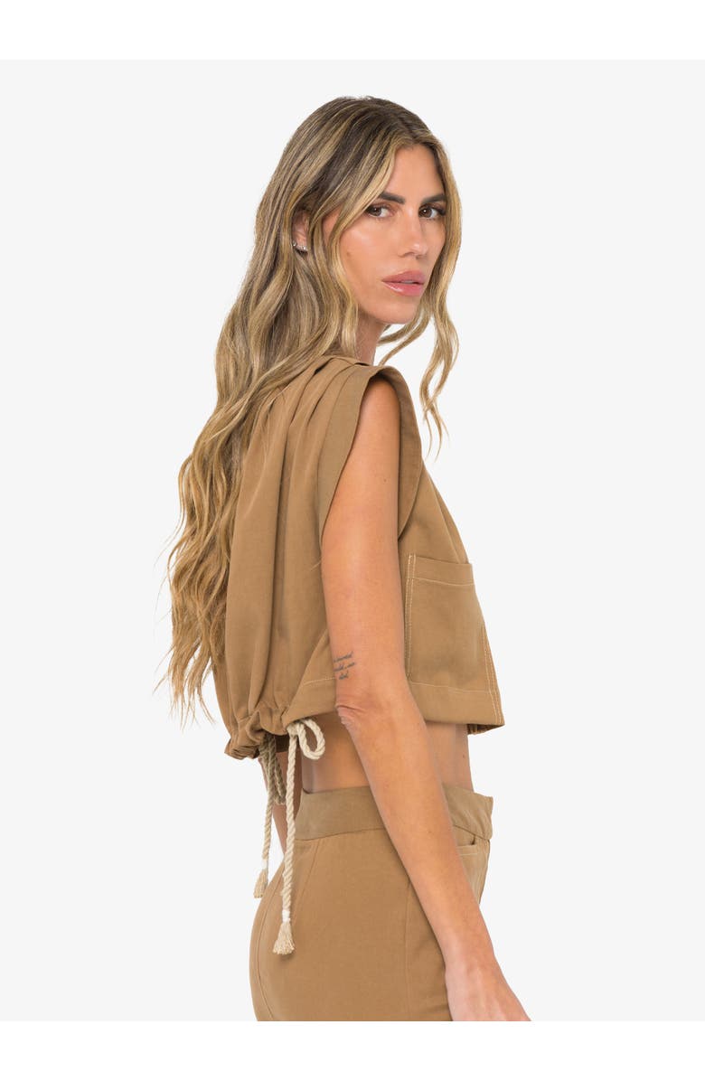 JBQ Preen Top, Alternate, color, Caramel