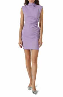 ASTR the Label Side Ruched Cutout Detail Minidress