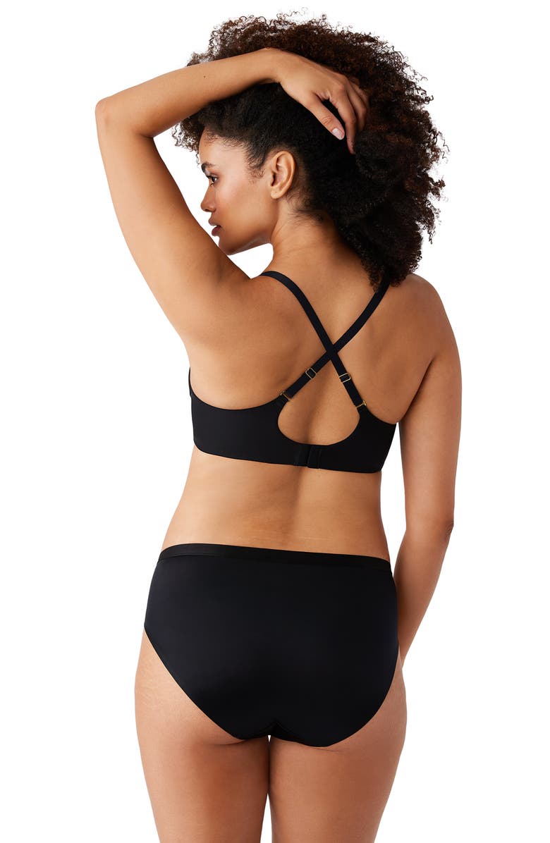 Wacoal Simply Done Underwire Convertible T-Shirt Bra, Alternate, color, Black