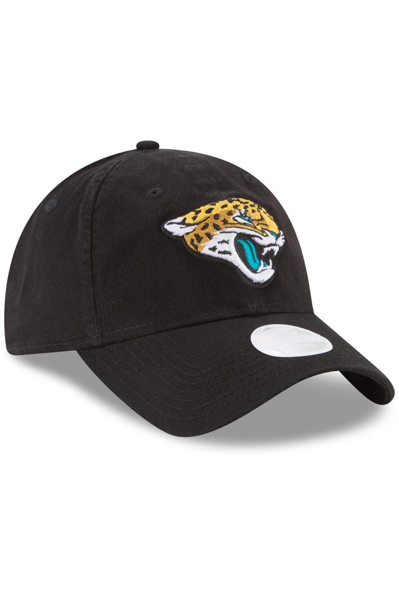 Women's New Era Black Jacksonville Jaguars Core Classic Primary 9TWENTY Adjustable Hat, Alternate, color, Black