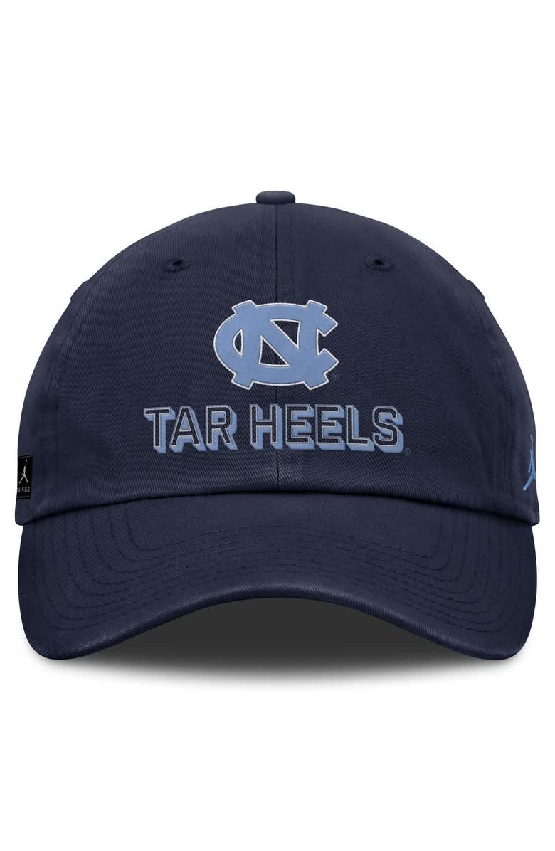 Jordan Brand Men's Jordan Brand Navy North Carolina Tar Heels 2025 On-Field Club Adjustable Hat, Alternate, color, Navy
