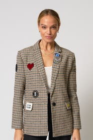 Central Park West Lucky Patches Blazer