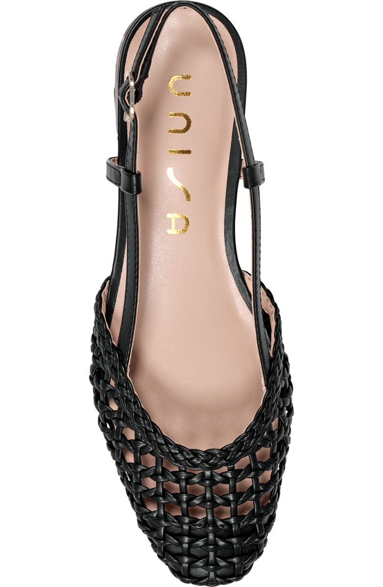 UNISA Braided Kitten Heel Slingback Ballet Flat, Alternate, color,