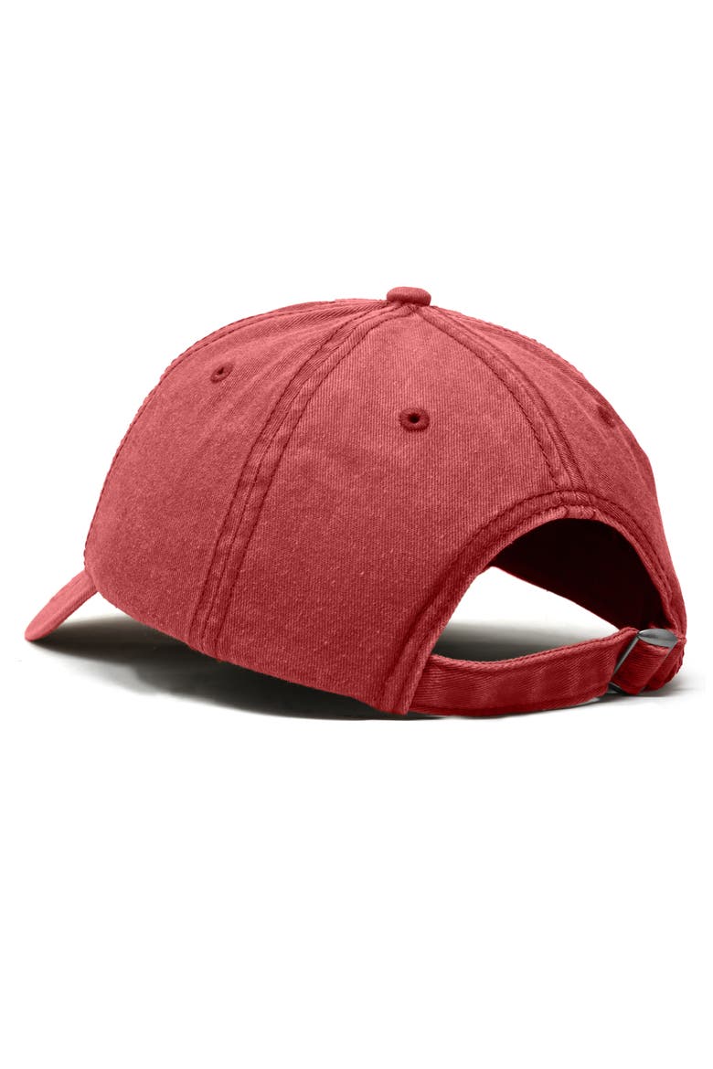 Lil Star Dad Cap, Alternate, color, Washed Red