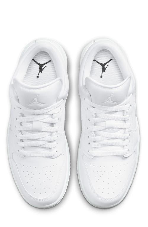 Jordan Air 1 Low Sneaker In White/white/white
