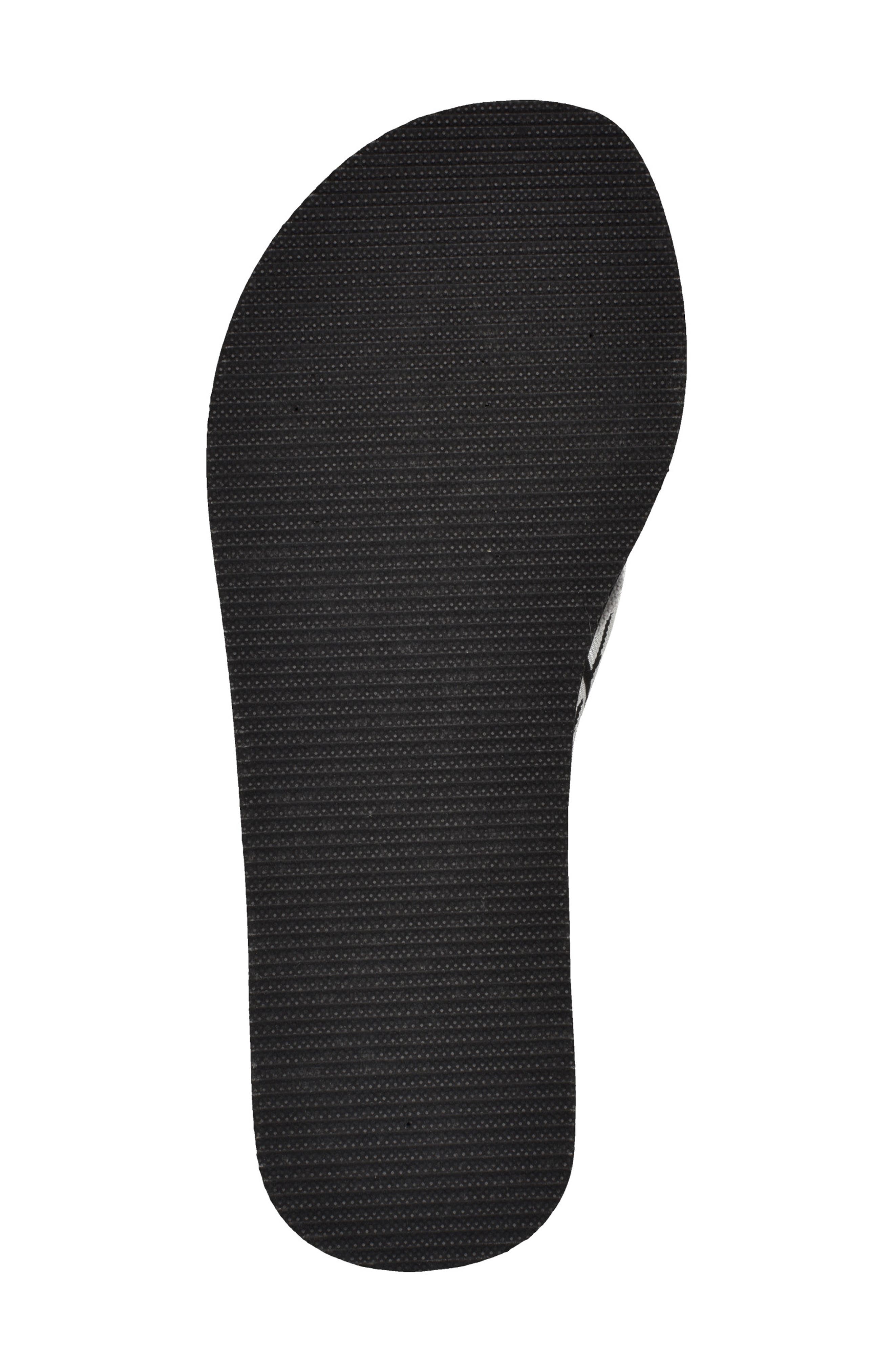 Calvin Klein Meena Wedge Flip Flop Sandal, Alternate, color, Black 004