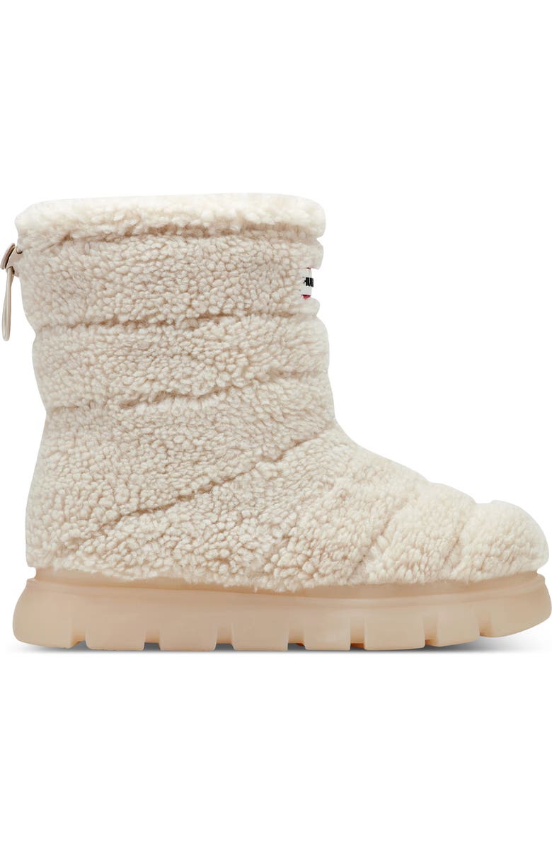Hunter Maran Waterproof High Pile Fleace Boot, Alternate, color, Light Natural