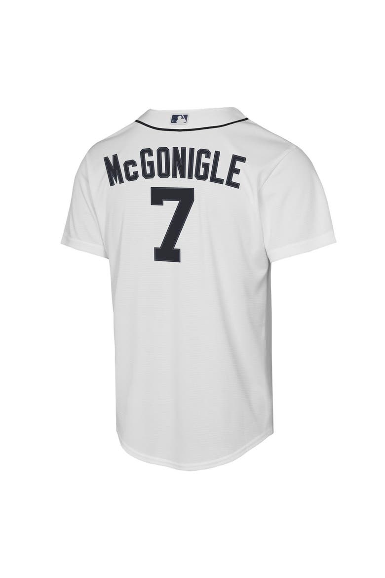 Youth Nike Kevin McGonigle White Detroit Tigers Home Replica Jersey, Alternate, color, White