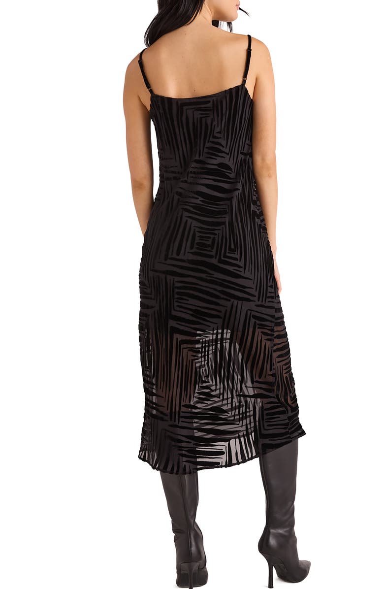 Bella Dahl Bias Cut Devoré Slipdress, Alternate, color, 