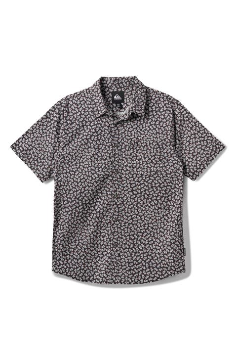 Ditsy Seaweed Classic Fit Short Sleeve Shirt