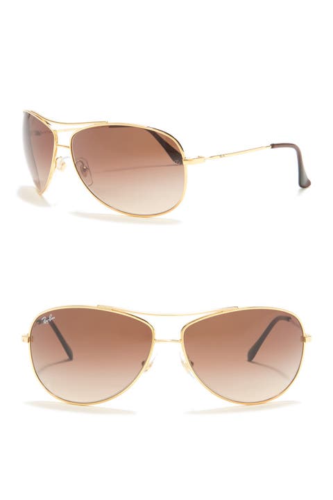 63mm Aviator Sunglasses
