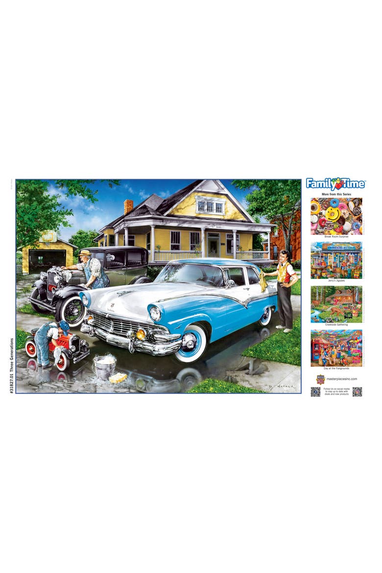 Three Generations 400 Piece Puzzle, Alternate, color, Multicolor