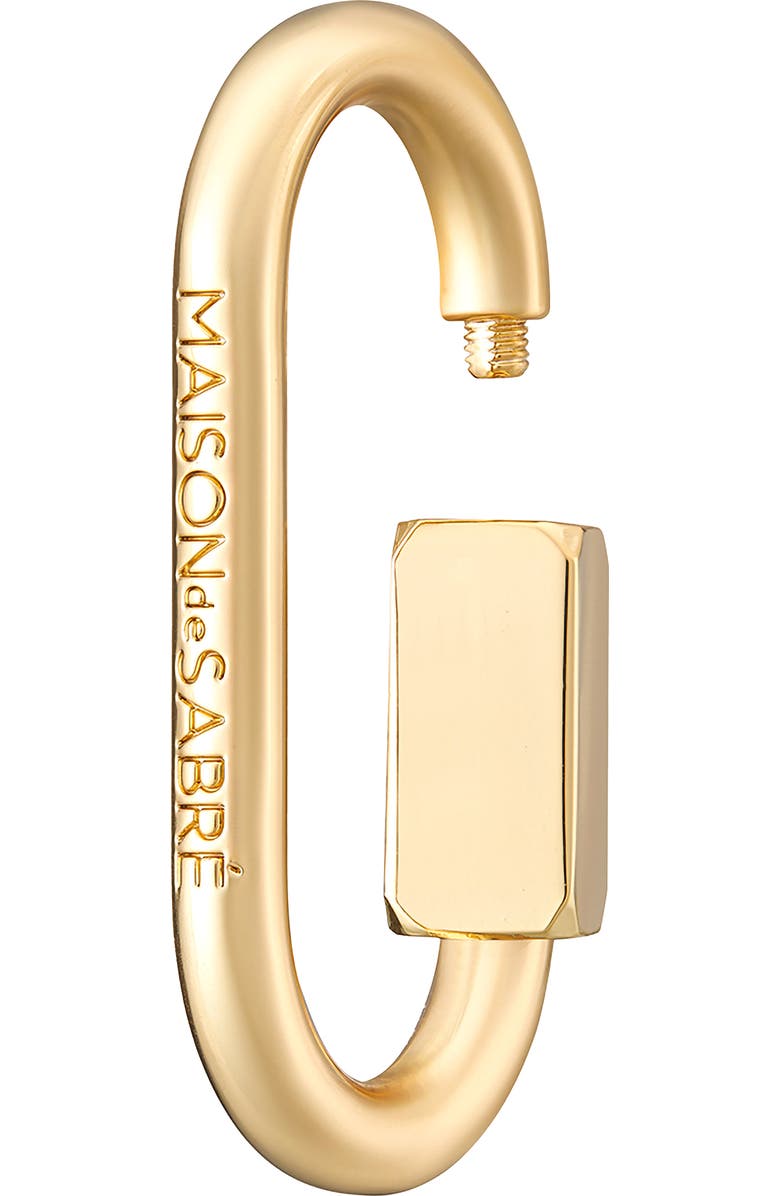MAISON de SABRÉ The SABRÉMOJI Charm Clip, Alternate, color, Gold