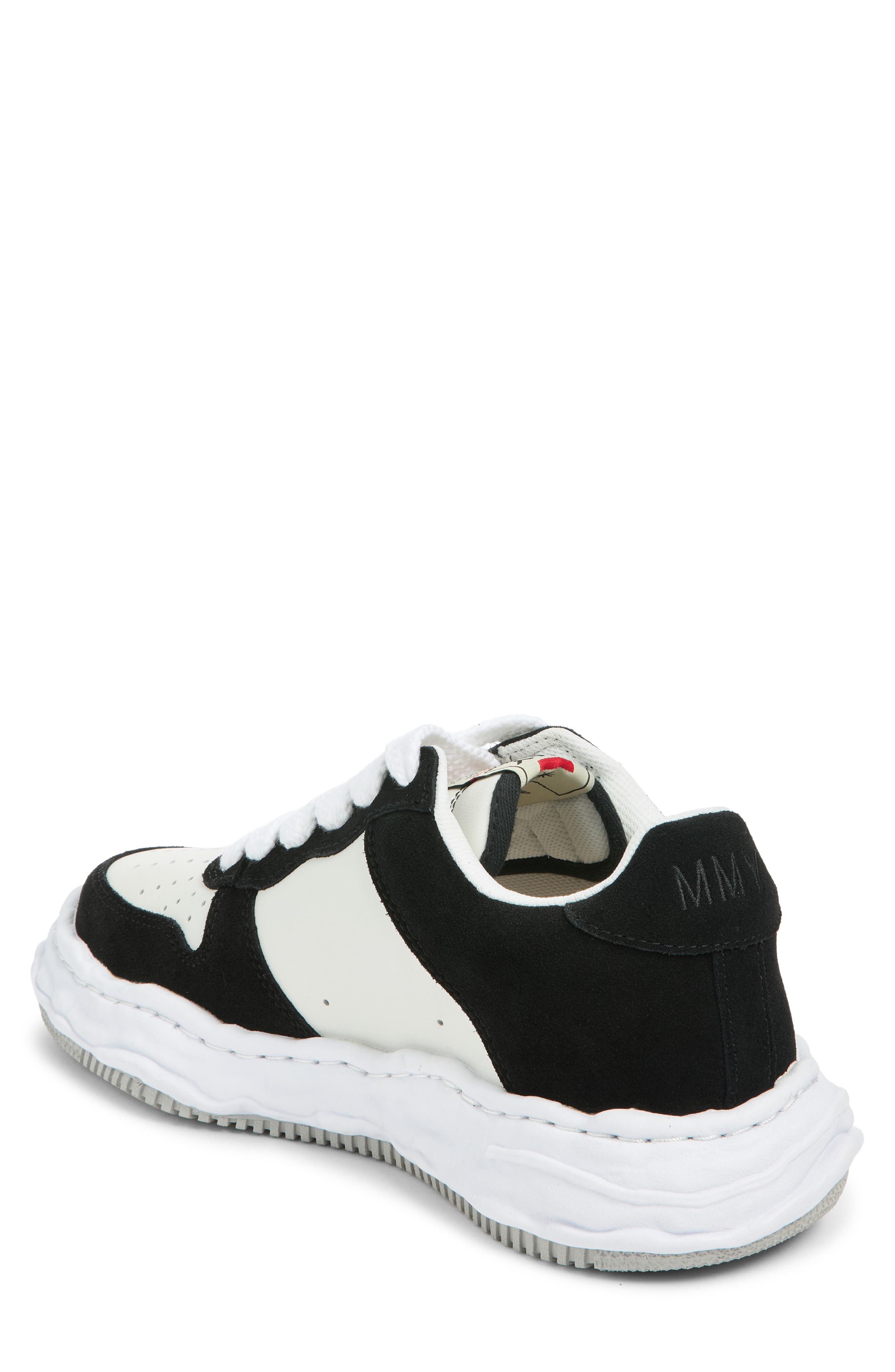 Wayne Original Sole Suede Sneaker, Alternate, color, BLACK/WHITE