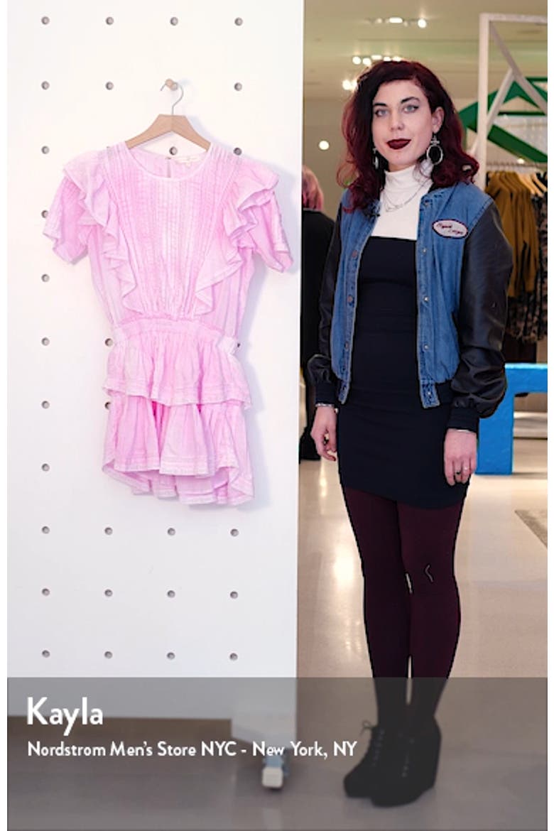 Natasha Ruffle Tiered Minidress video