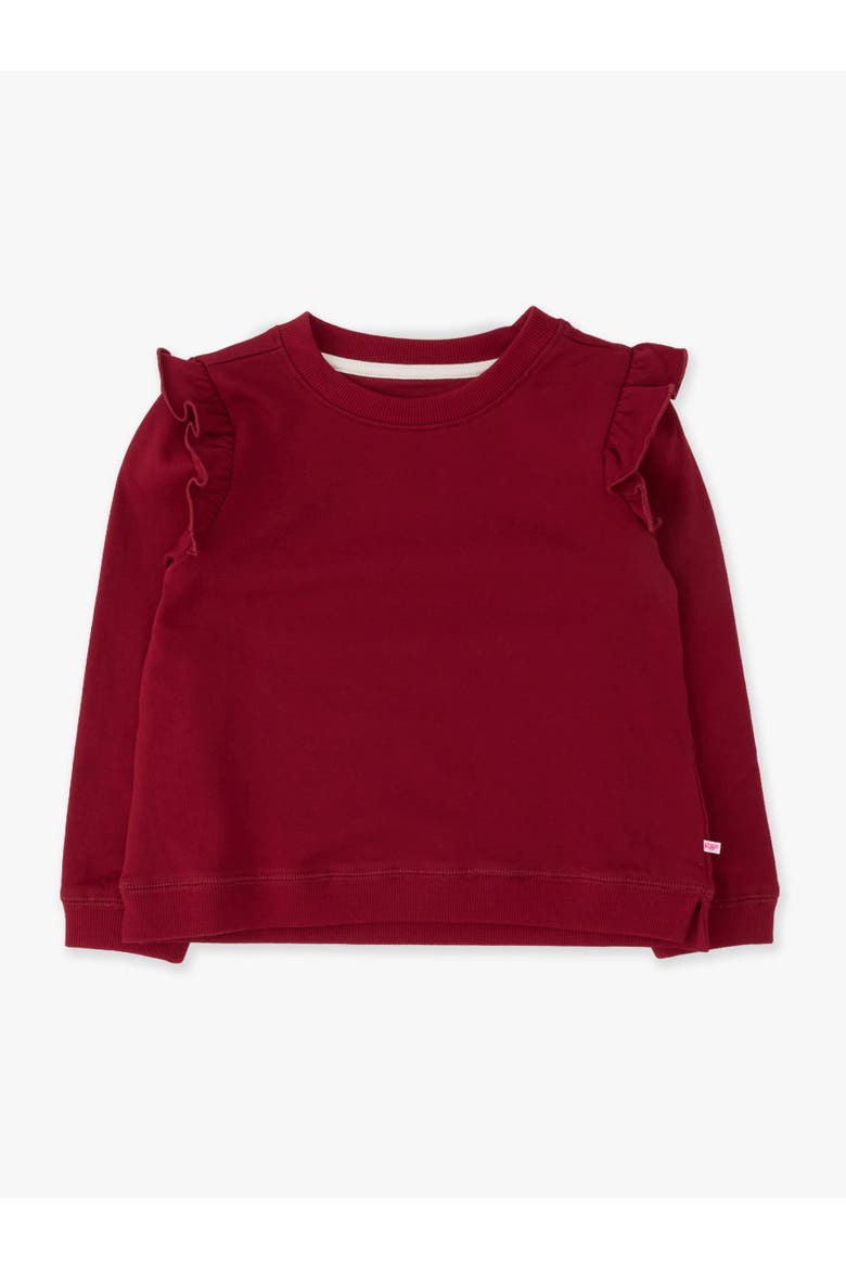 Flutter Sweatshirt, Main, color, Dark Cherry