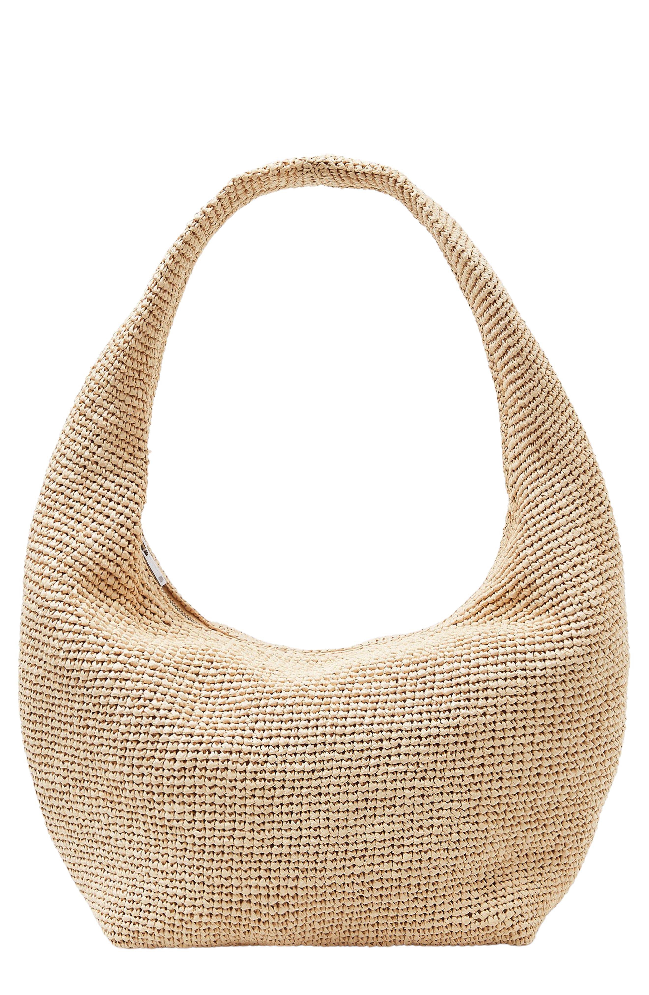 COS Mini Raffia Sling Bag, Main, color, 