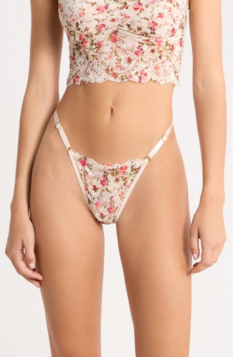 Floral Lace G-String
