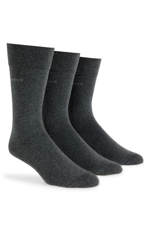 3-Pack Cotton Blend Socks