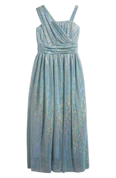 Kids' Zia Foil Dot Party Dress