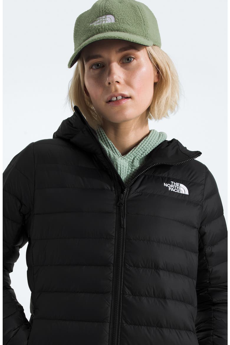 Classic 700-Fill-Power Down Hooded Jacket, Alternate, color, TNF BLACK
