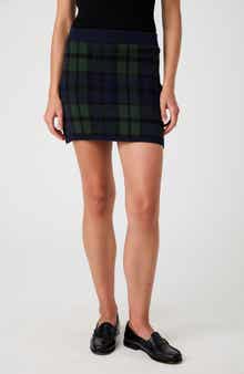 Houndstooth Miniskirt