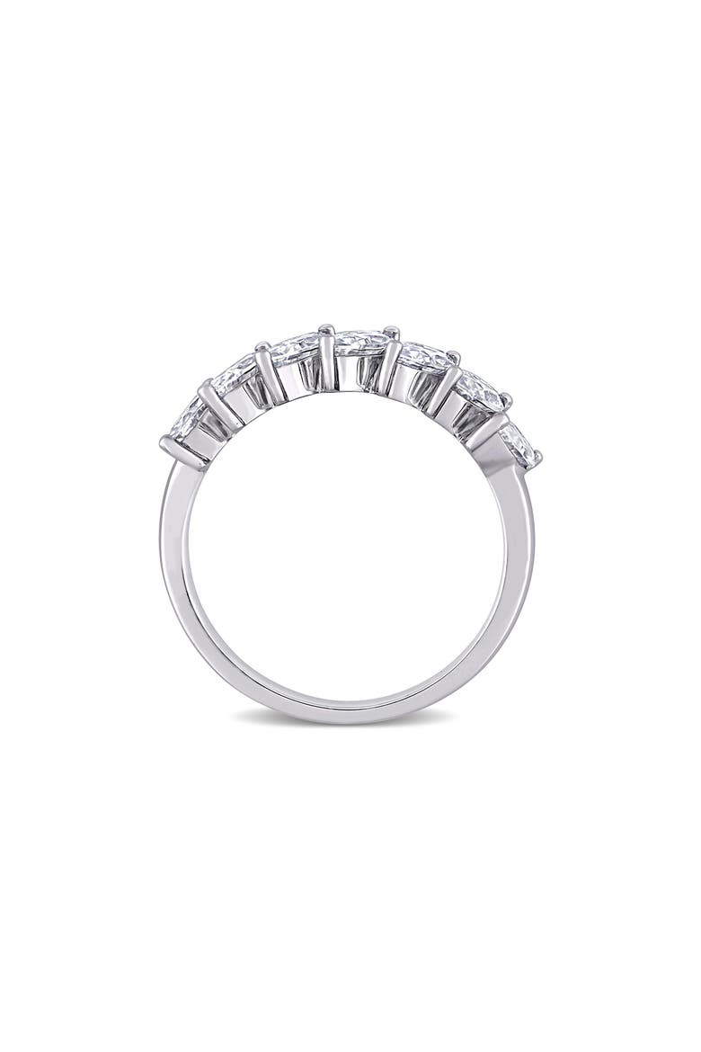 Marquise Cut Lab Created Moissanite Ring, Alternate, color, WHITE