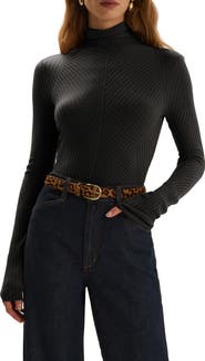 Favorite Daughter Be Your Girl Turtleneck Merino Wool Blend Sweater