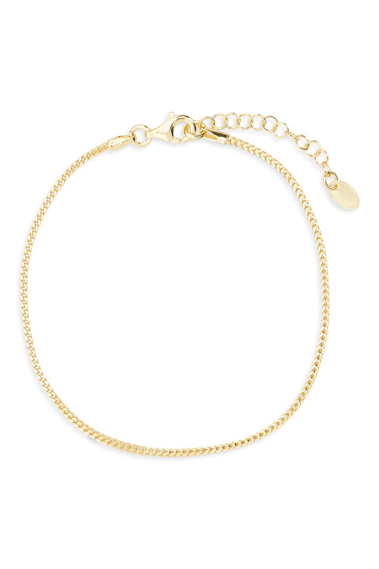 Wheat Chain Bracelet, Main, color, GOLD