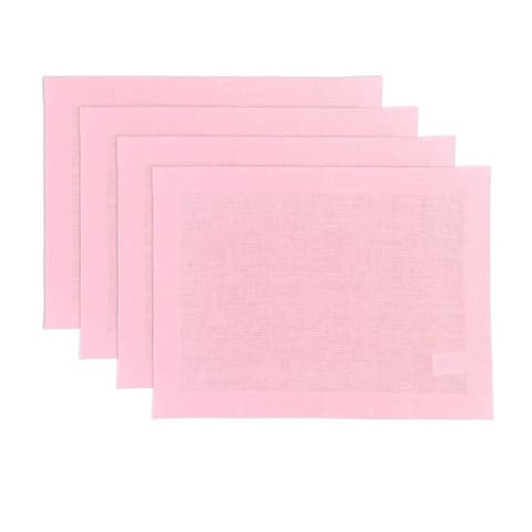 Linen Placemats - Fete, 14" x 19"