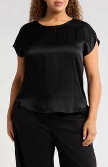 Nordstrom Satin T-Shirt