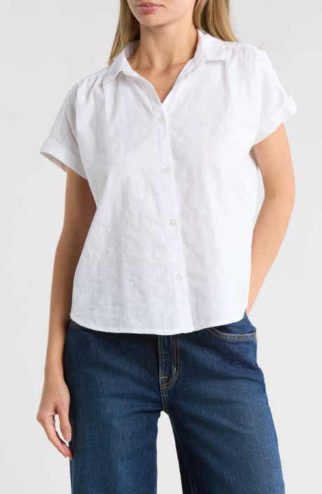 beachlunchlounge Short Sleeve Button Down Shirt