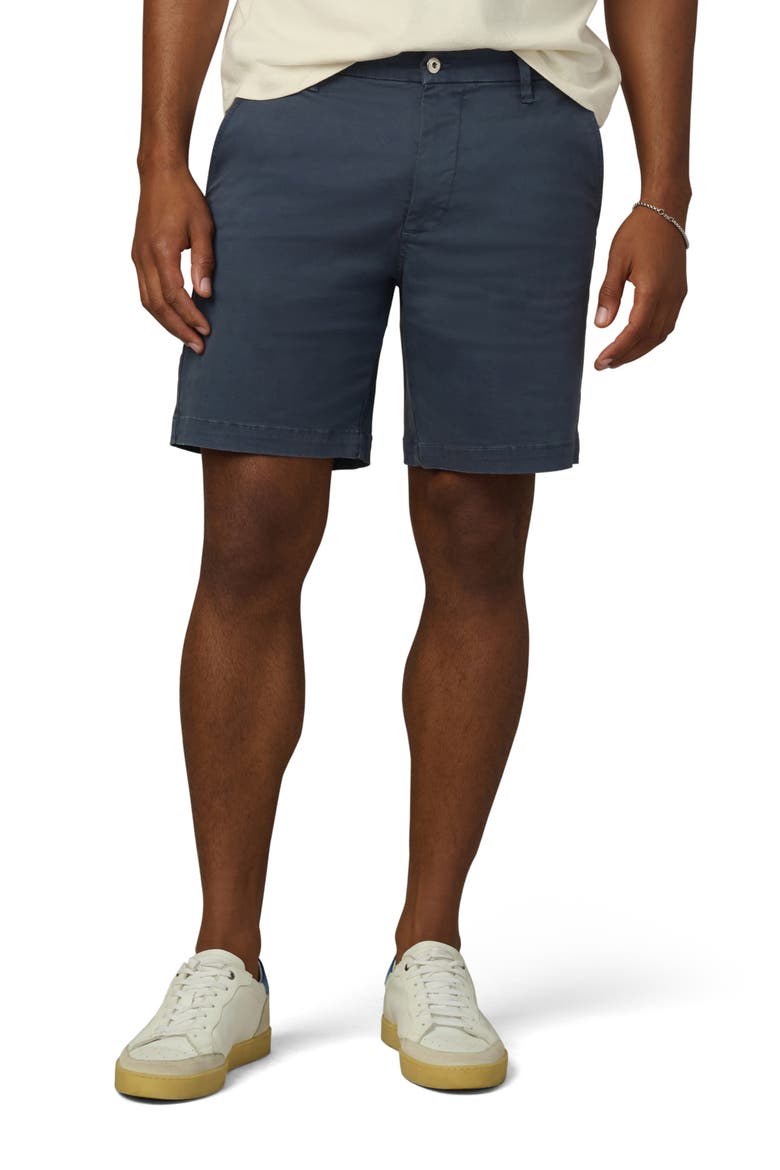 The Palmer Stretch Twill Shorts, Main, color, DRESS BLUES
