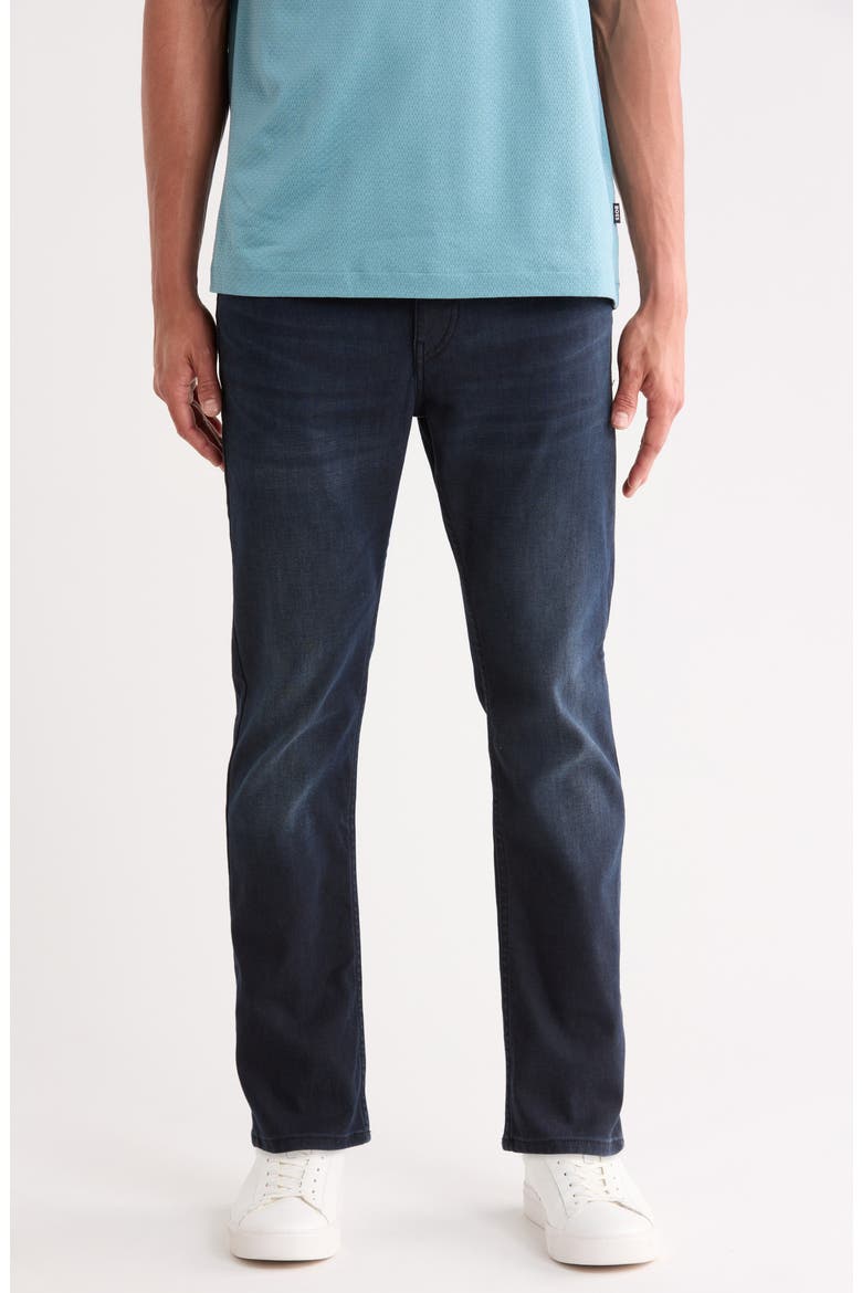 Delaware Slim Leg Jeans, Main, color, DARK BLUE