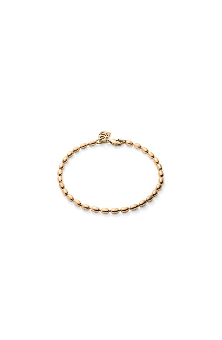 UNODE50 Oval Loop Bracelet, Main, color, Gold
